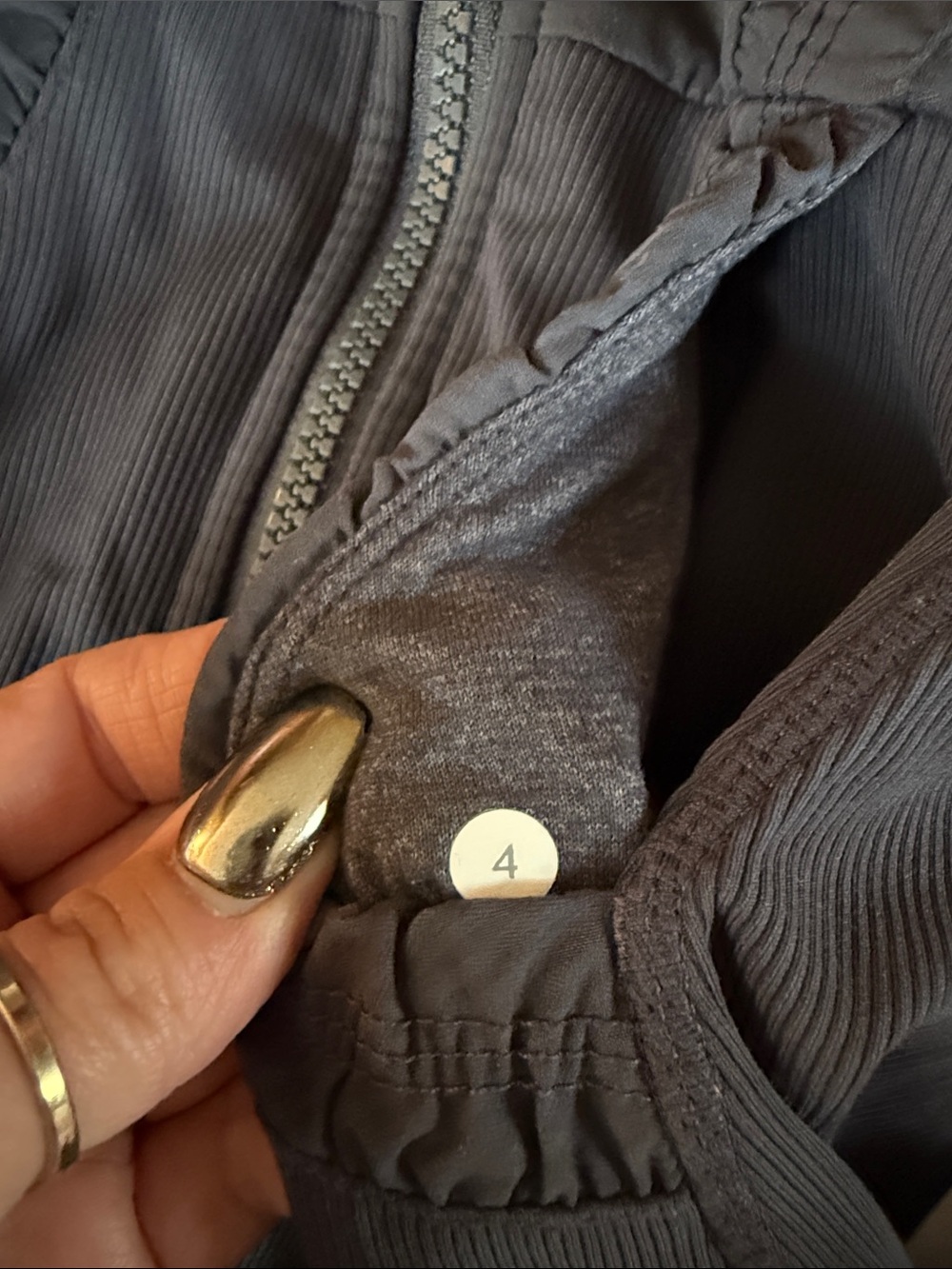 lululemon athletica Dark Gray Hooded Utility Jacket - Picture 4 of 6